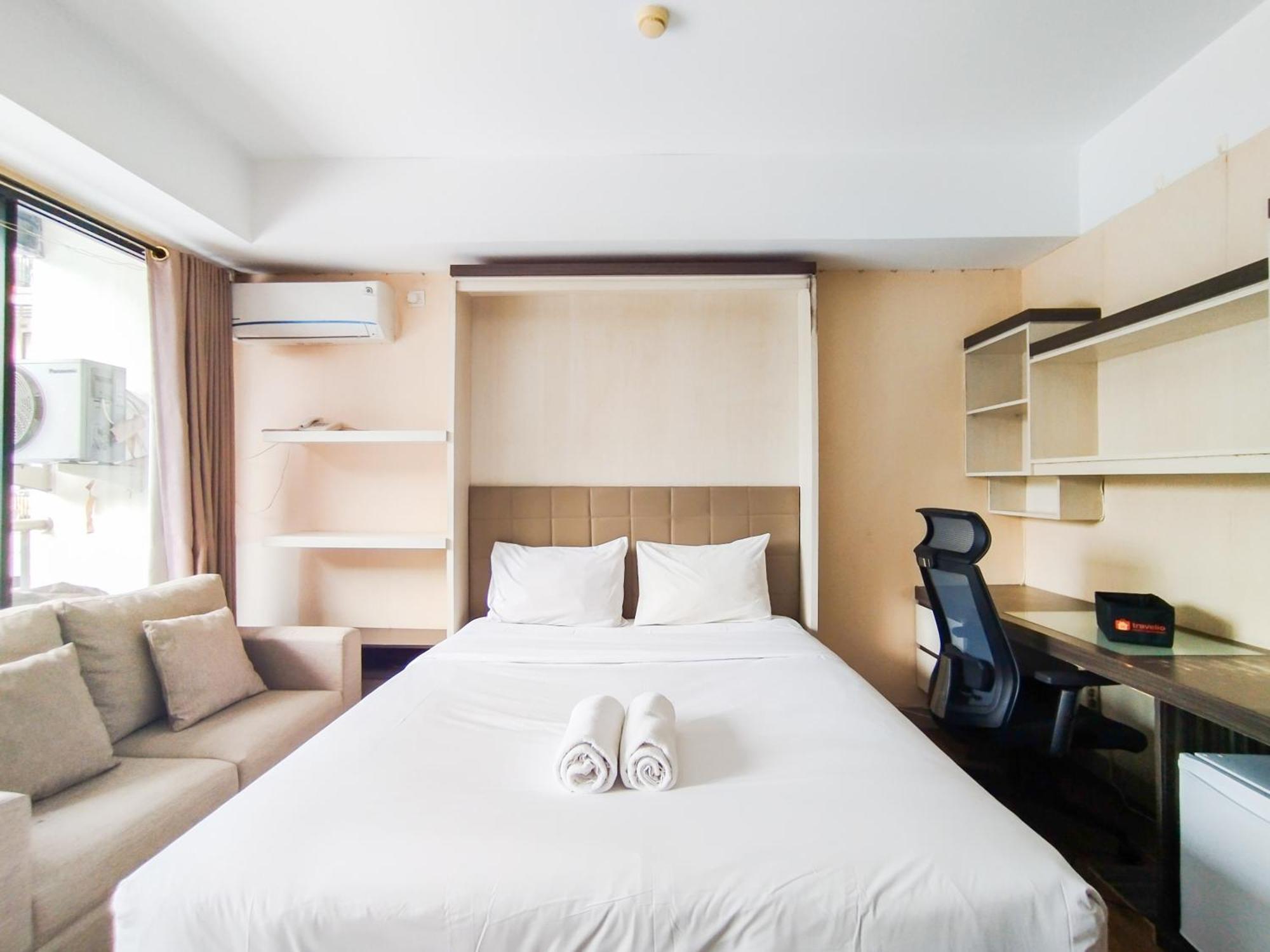Simply And Comfy Studio Room Apartment Beverly Dago By Travelio 万隆 外观 照片